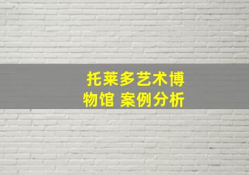 托莱多艺术博物馆 案例分析